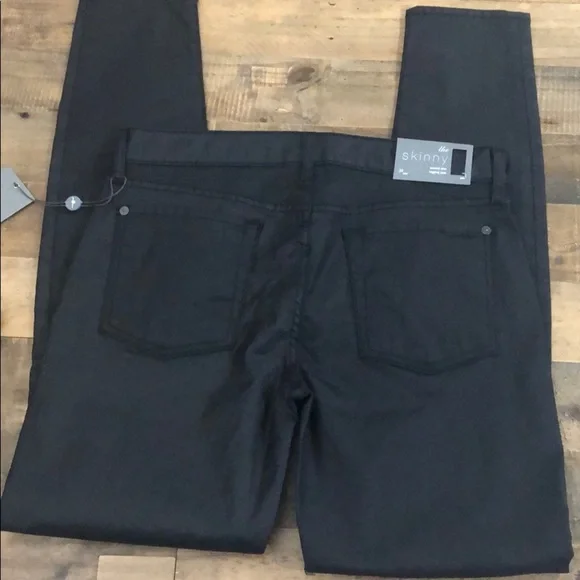 7 For All Mankind Black Skinny Jeans NWOT - Picture 3 of 8